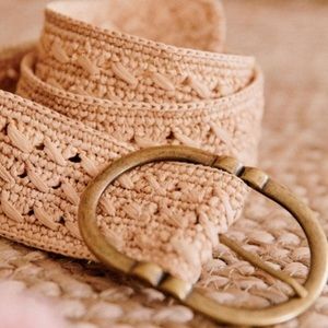 Sézane Raffia Belt